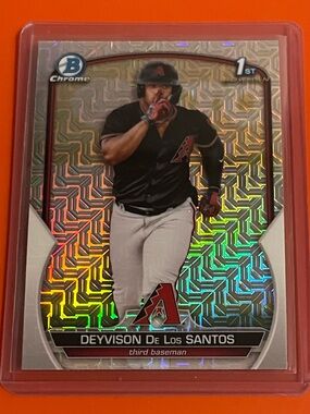 Deyvison De Los Santos [Mojo] #BCP-116 2023 BowmanChrome Prospects Baseball Card